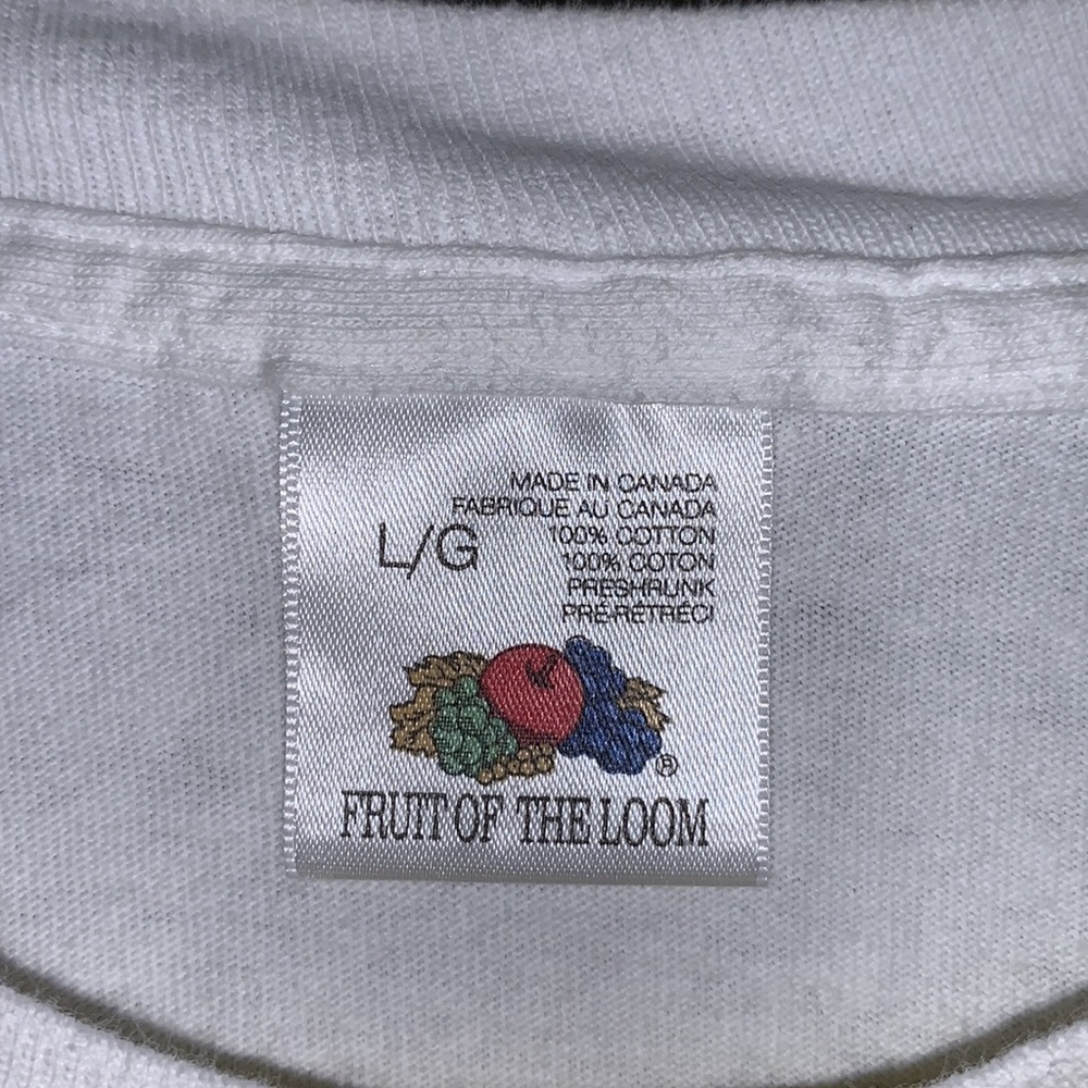 Vintage Vancouver Canada white cotton graphic T-shirt L Totum pole Indian bird - Picture 5 of 15